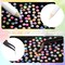 8,000pcs 3mm Resin Jelly Rhinestones – Flat-Back Rainbow Gems with AB Coating, Colorful Crystal Gemstones for Nail Art, DIY, Clothing, Shoes, and Bedazzling Projects